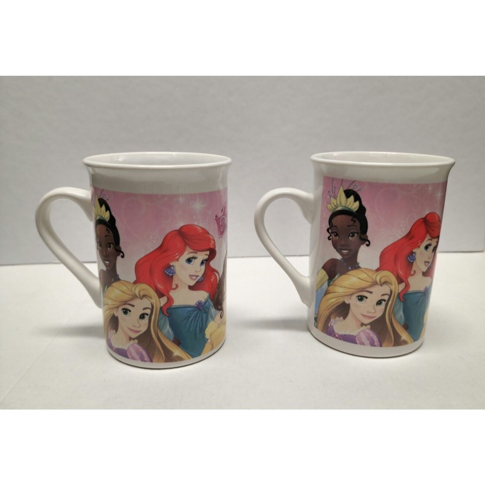 2015 Disney Ceramic Cocoa Tea Coffee Mugs Cartoon Princesses - sold separately